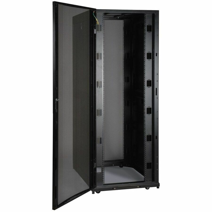 Eaton Tripp Lite Series 42U SmartRack Wide Standard-Depth Rack Enclosure Cabinet with Doors and Side Panels