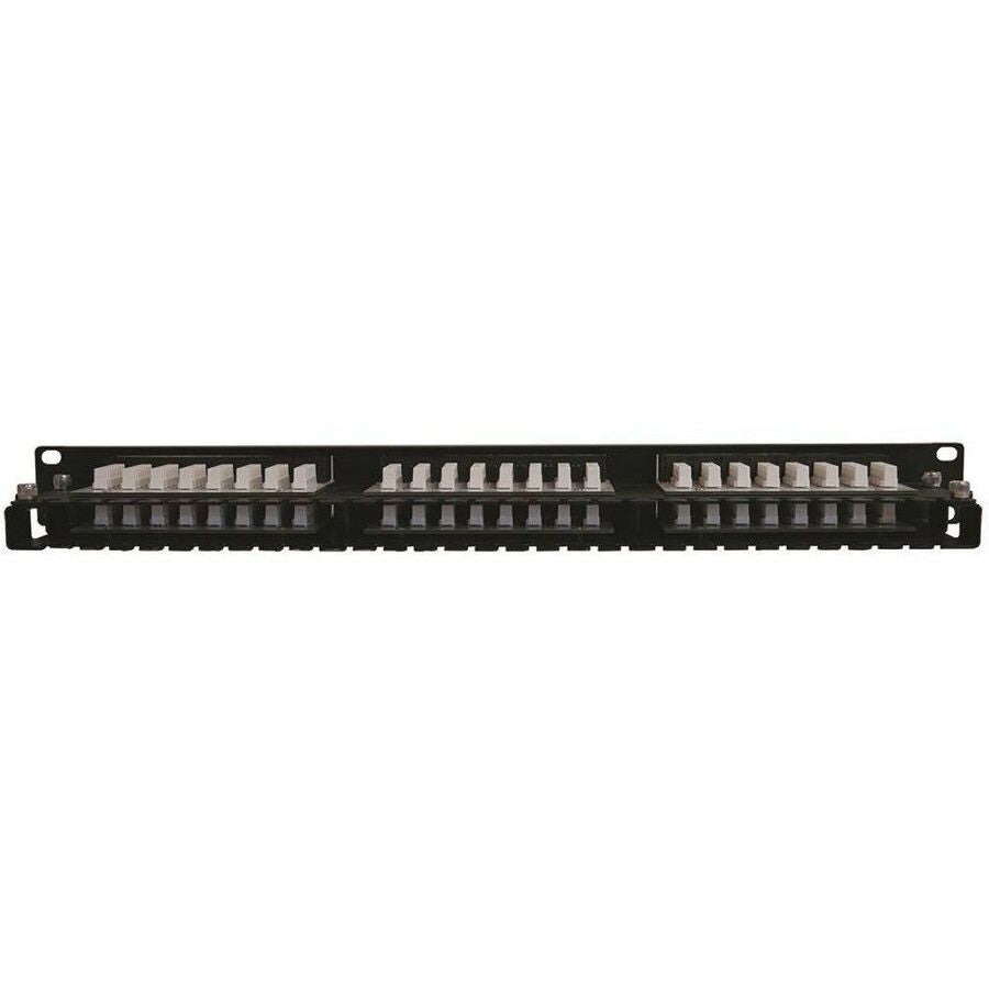 Eaton Tripp Lite Series 48-Port 1U Rack-Mount Cat6/Cat5 High Density 110 Patch Panel, 568B, RJ45 Ethernet, TAA