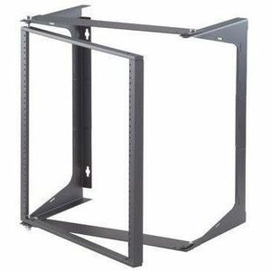 Ortronics Swing-EZ Rack Frame, 18", 19-48-T18DB, Black, Cable Management