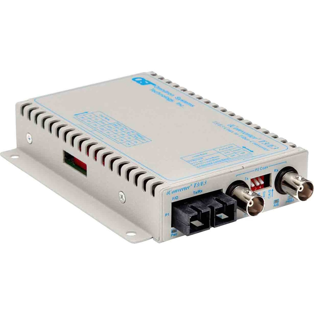 Omnitron iConverter T3/E3 Fiber Media Converter Coaxial SC Multimode 5km