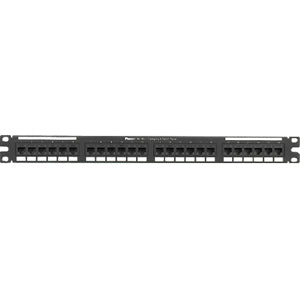 Panduit NK6PPG24Y 24-Port Network Patch Panel - 24 x RJ-45 - 24 Port(s) - 24 x RJ-45 - 24 x RJ-11 - 1U High -