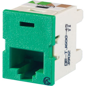Legrand TJCAT6CLRTYT568A/BGRN, Green, TJ600-45