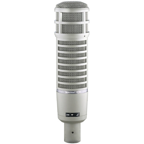 The Electro-Voice RE20 Wired Dynamic Microphone - Beige, 8.5 in, XLR