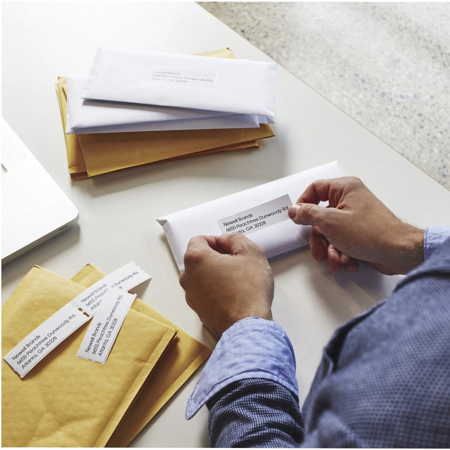 Newell Dymo LabelWriters Continuous Roll Address Labels, 8 in, White