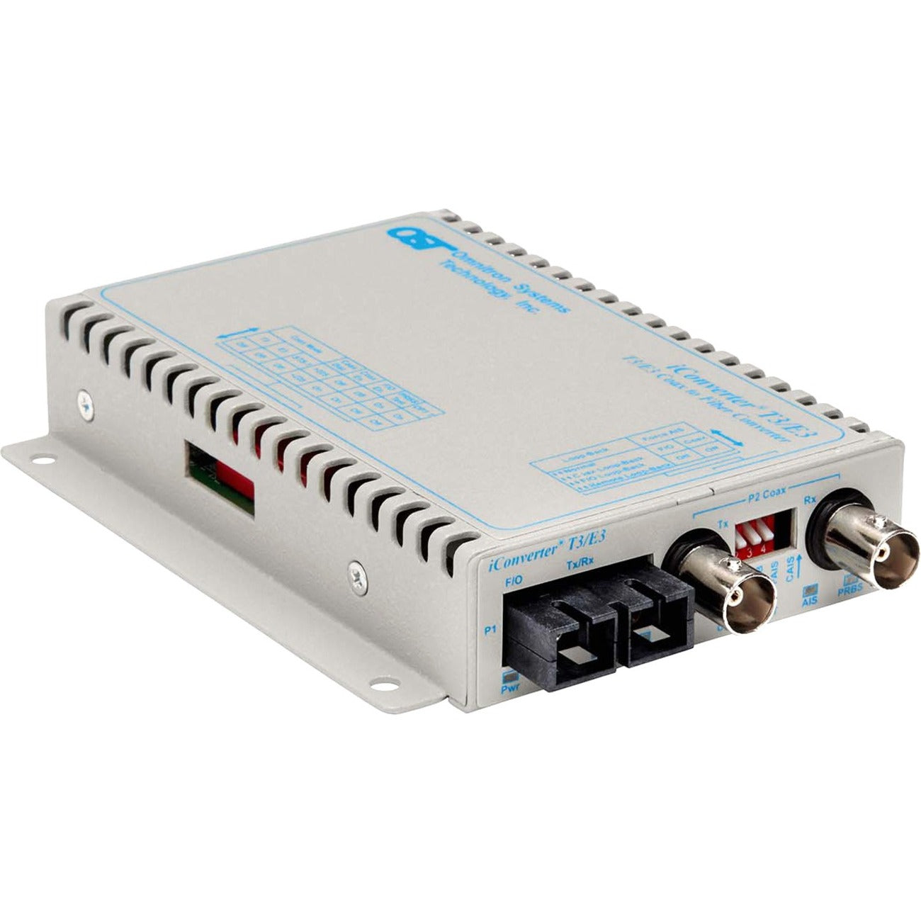 Omnitron iConverter T3/E3 Fiber Media Converter Coaxial SC Single-Mode 30km
