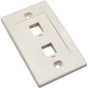 IC Intellinet Network Solutions 2 Outlet Wall Plate, Ivory