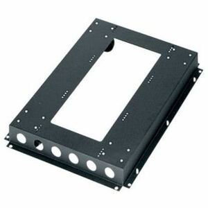 Legrand Middle Atlantic Caster Base for 32in Deep WRK Series Racks - Black Wrinkle Powder Coat