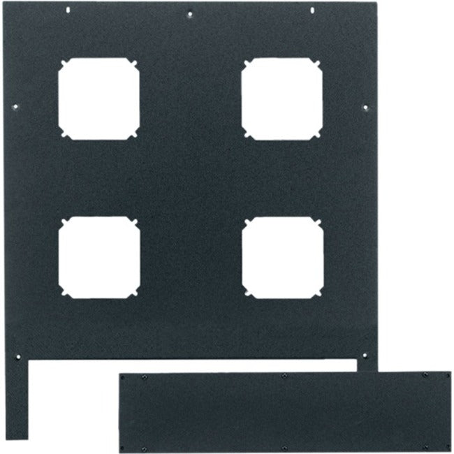 Legrand Middle Atlantic Mounting Bracket for Fan, 4 in, MW4FT, black
