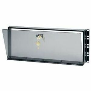 Legrand Middle Atlantic Security Cover with Hinged Plexi Door - Fixed - 4RU