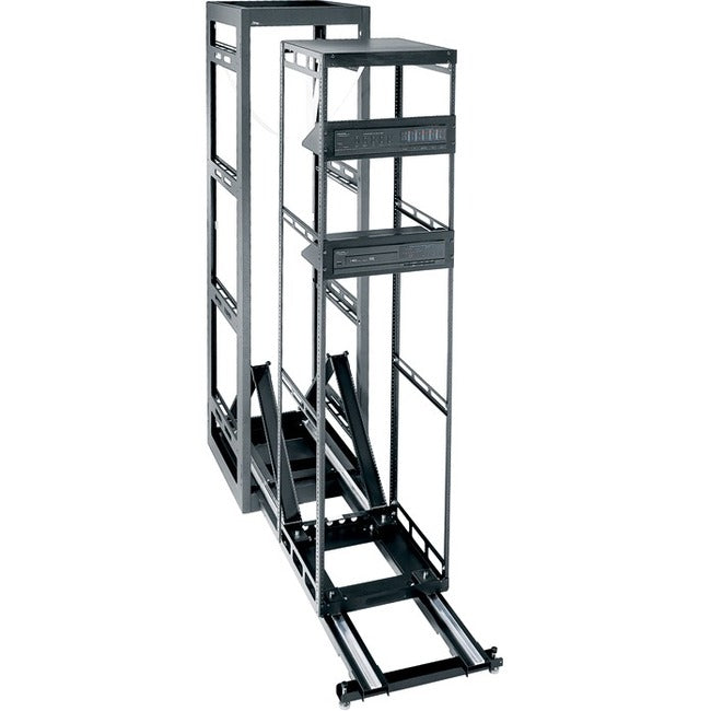 Middle Atlantic AXS Rack Frame, 1 x Rack Frame in Specified Height2 x Triple Hinged Cable Carriers1 x Internal System Base1 x Top Restraining LeashAssembly Hardware Kit, 19", AXS42, Black