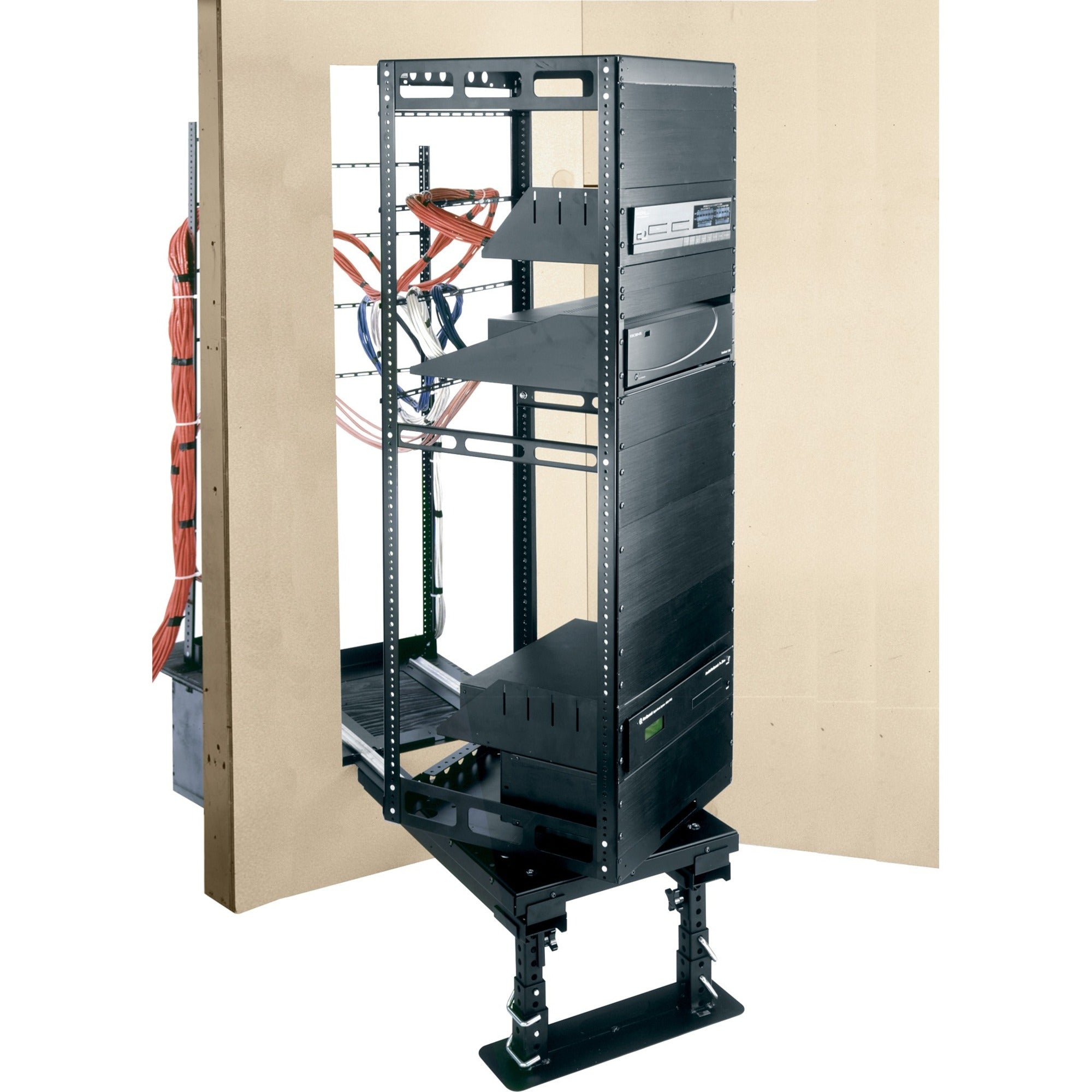 Middle Atlantic AX-SXR Rack Frame, 1 x Rotating Rack Frame In Specified Height1 x Internal System Base1 x Cable Management System, 19", AXSXR32, Black