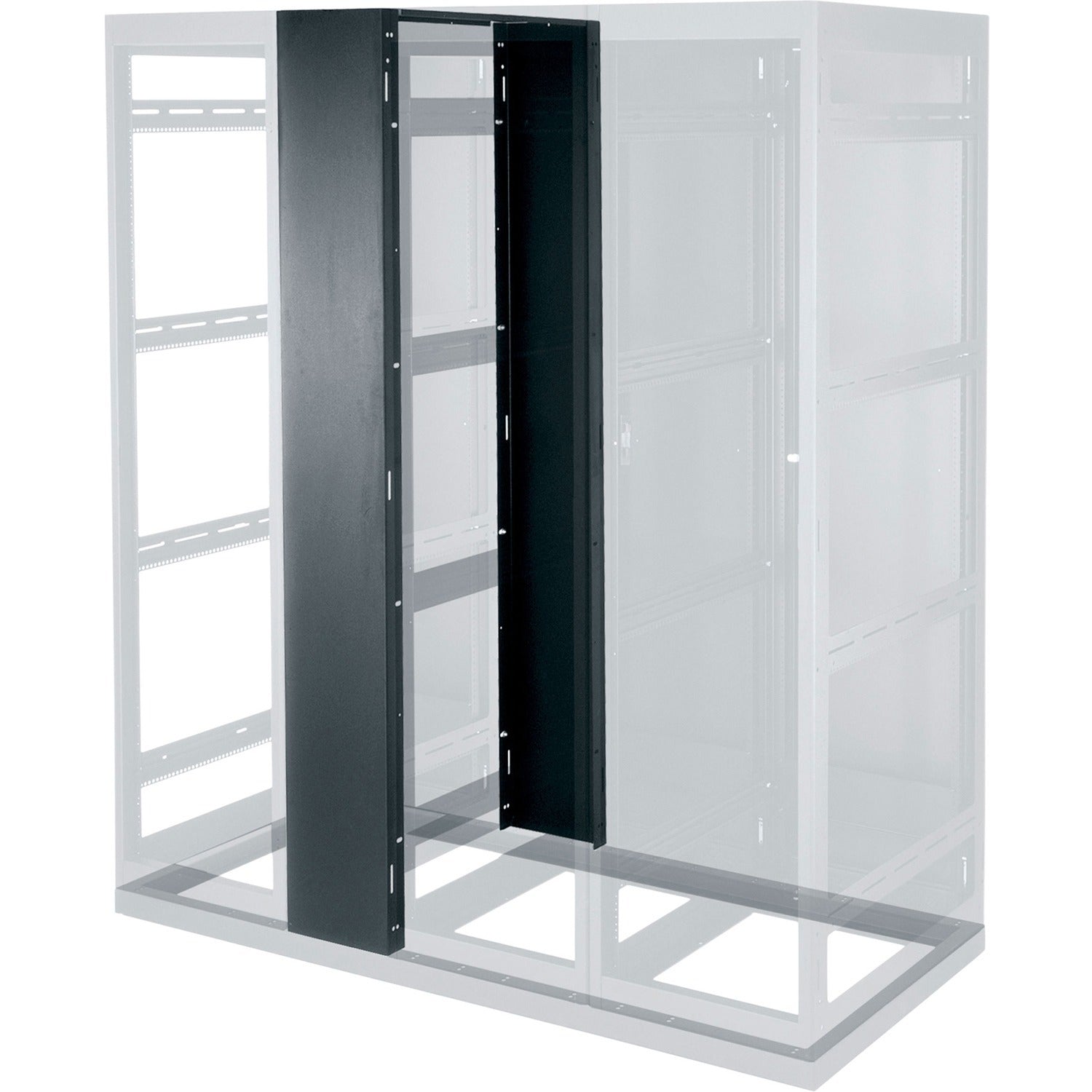 Middle Atlantic Cable Chase, 37 lb, CC44423, Cable Manager, Cable Organizer