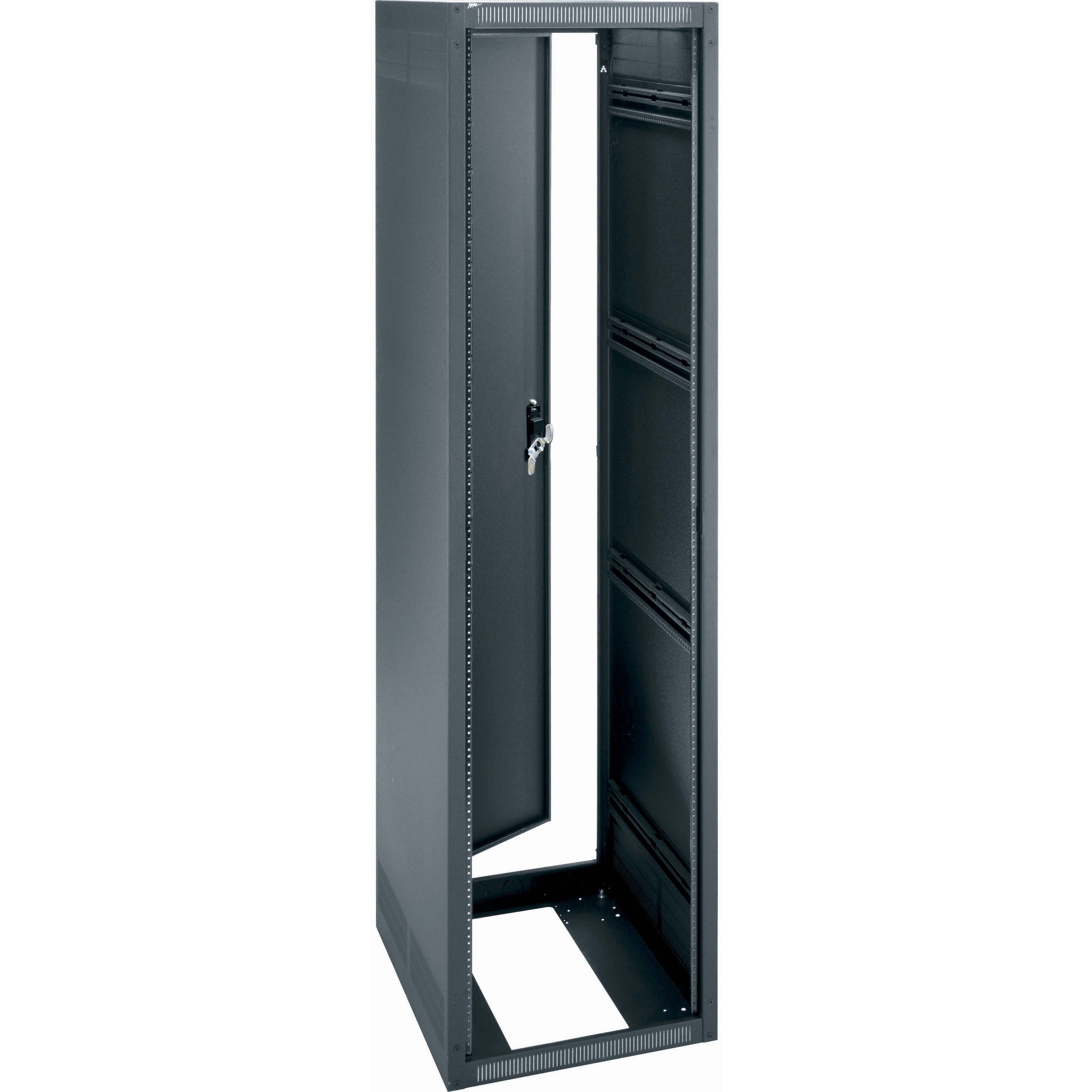 Legrand Middle Atlantic ERK-series Stand-Alone Enclosure Rack Cabinet, 19 in, Black, ERK-3525KD