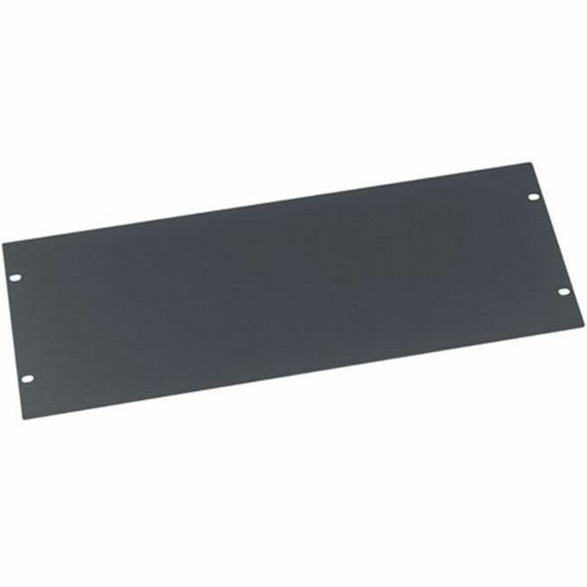 Legrand Middle Atlantic 4RU Blank Rack Panel - Steel Blank Panel - Flat Black Powder Coat
