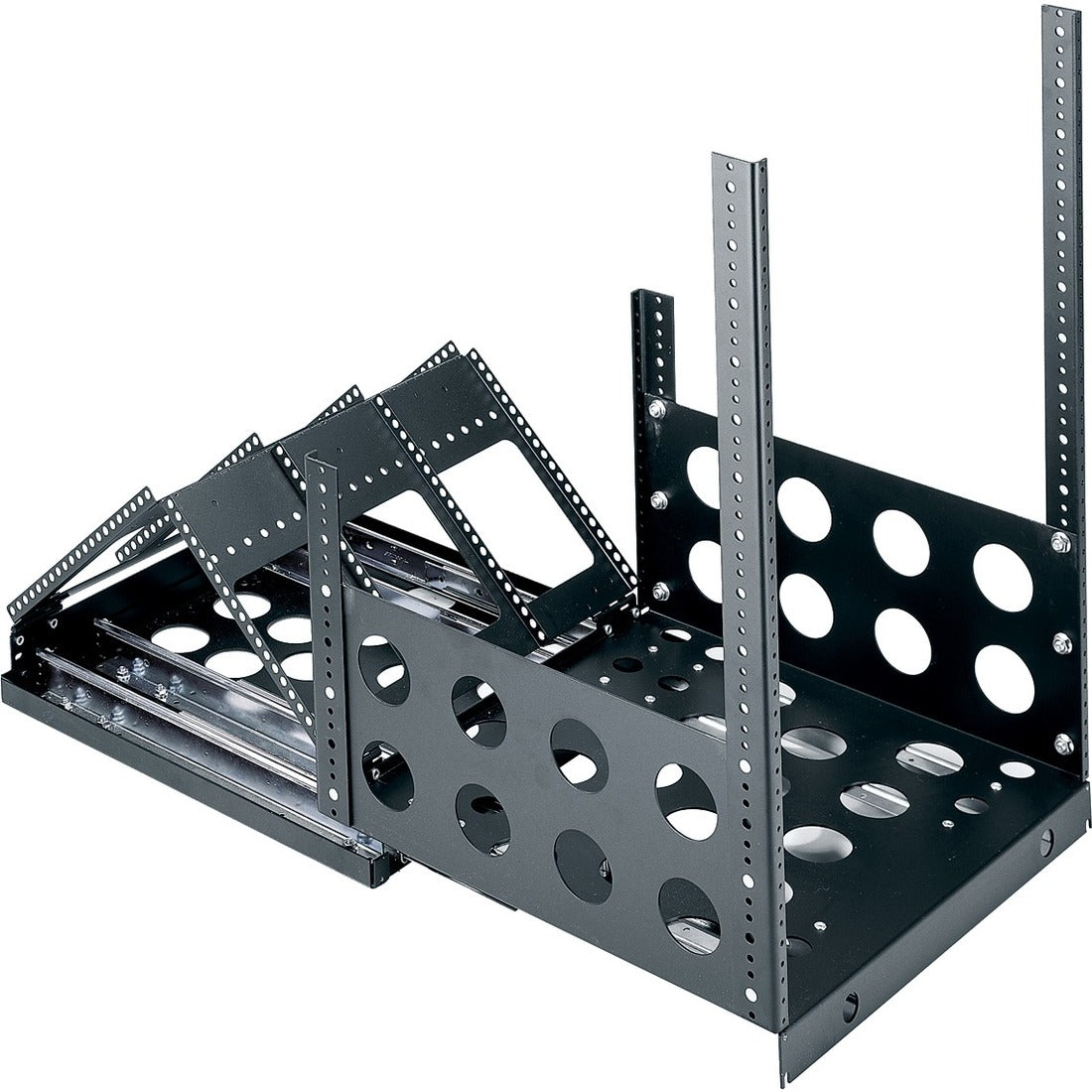Middle Atlantic SRS Rack Rail, 18.25", Black, Cable Management, SRS419