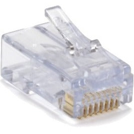 NSI Platinum Tools EZ-RJ45 CAT6 Connector. 100/Box., Male, 100010B, Gold
