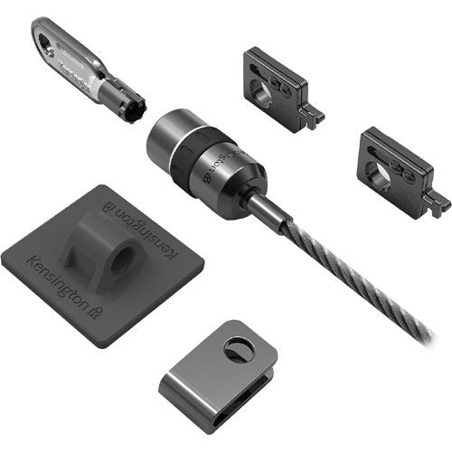 ACCO Kensington K64617 Desktop and Peripherals Locking Kit, 8 ft