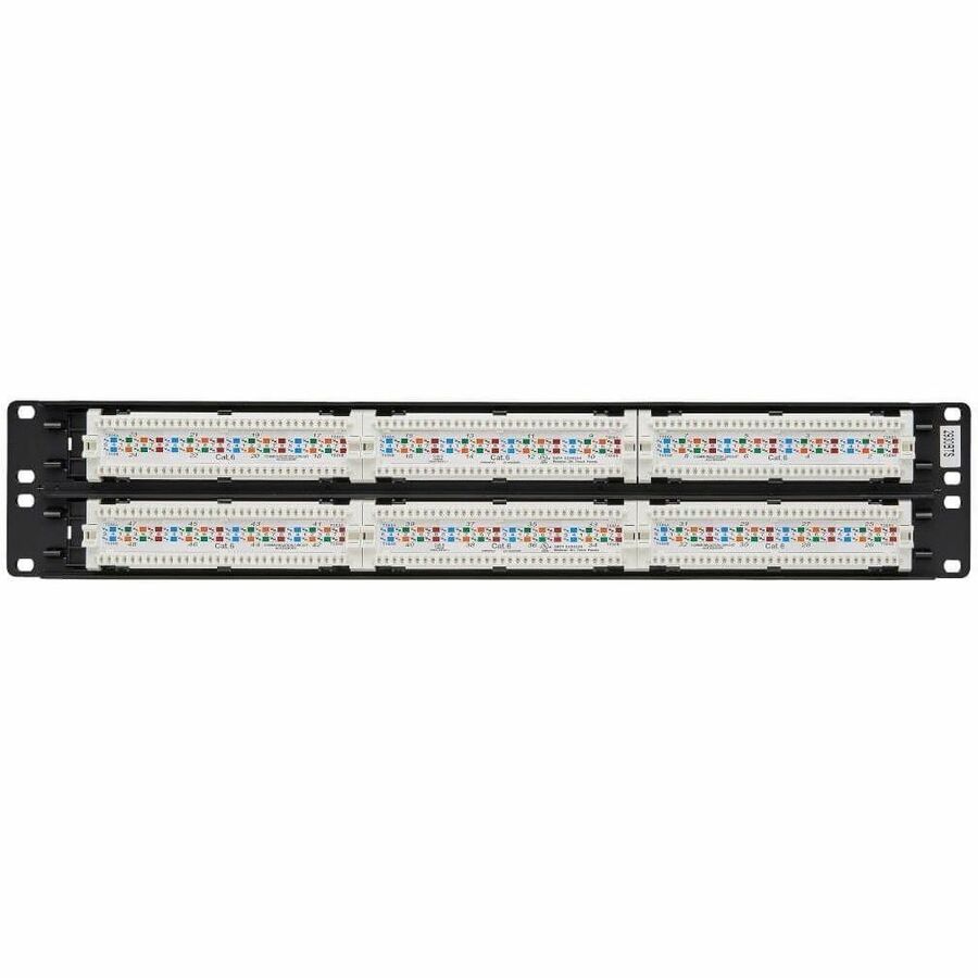 Eaton Tripp Lite Series 48-Port Cat6 Patch Panel - UTP, 110 Punch Down, RJ45, 2U, TAA