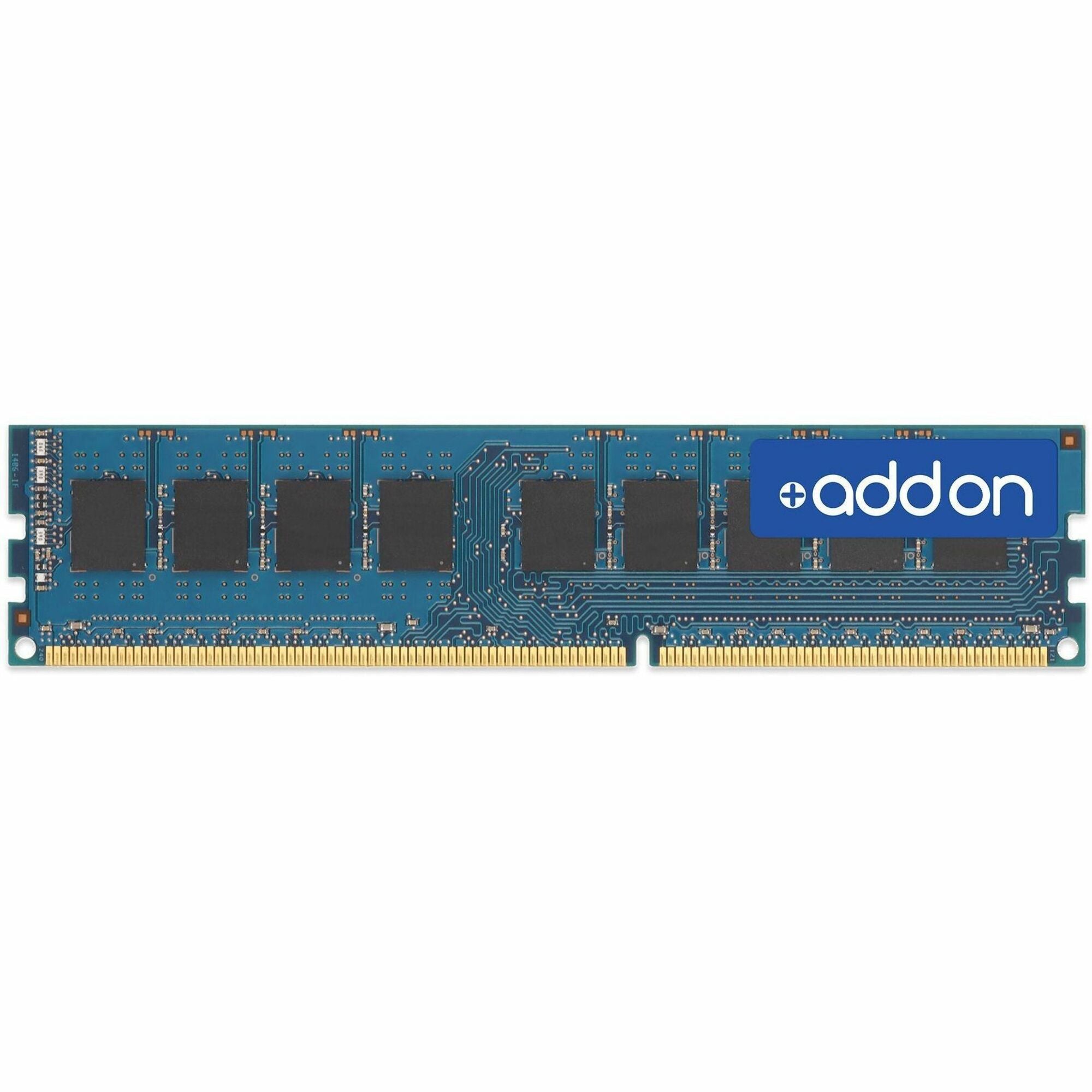 AddOn AM1333D3DRE/4G x1 Lenovo 67Y1389 Compatible Factory Original 4GB DDR3-1333MHz Unbuffered ECC Dual Rank 1.5V 240-pin CL9 UDIMM