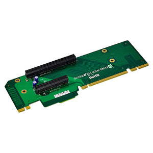 Supermicro RSC-R2UU-E8E16 Left Slot Riser Card - 2 x PCI Express x16, PCI Express x8 - Universal I/O