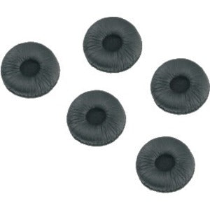 Zebra Ear Cushion - Black - Leatherette - 5 Pack