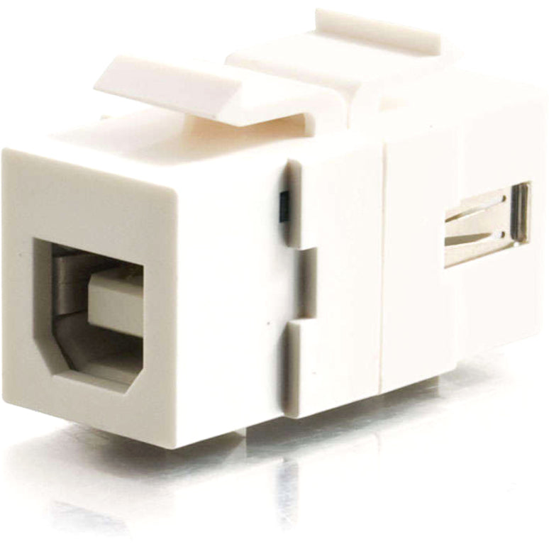 Legrand C2G Snap-In USB A/B Female Keystone Insert Module - White