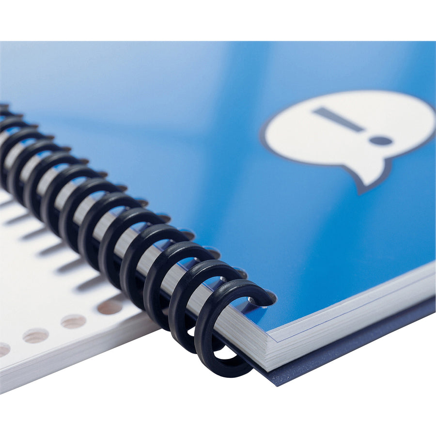 Swingline&reg; GBC&reg; ProClick&reg; Spines, 0.50", Black