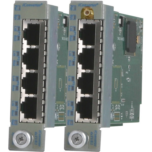 Omnitron Systems iConverter 8485-4-W Multiplexer - 2.05 Mbit/s