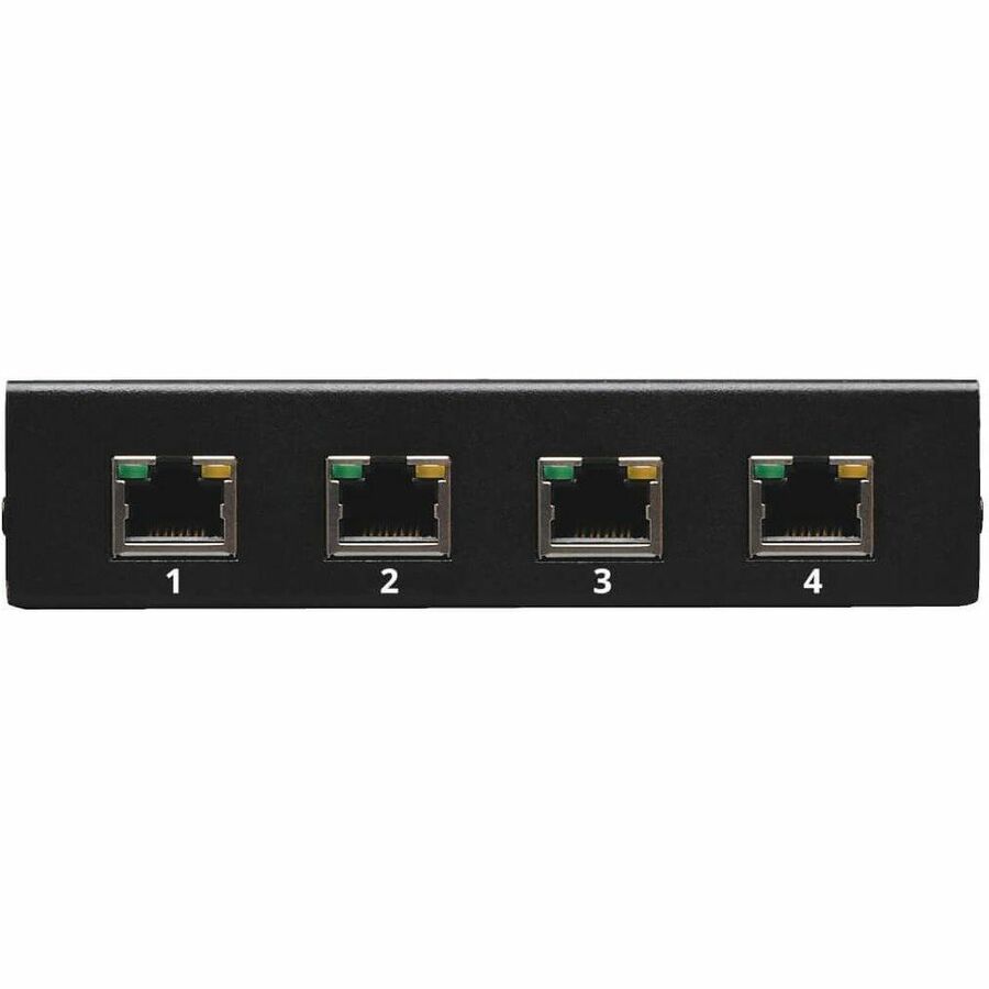 Eaton Tripp Lite Series 4-Port DVI over Cat5/6 Splitter/Extender, Box-Style Transmitter for Video, DVI-D Single Link, 200 ft. (60 m), TAA
