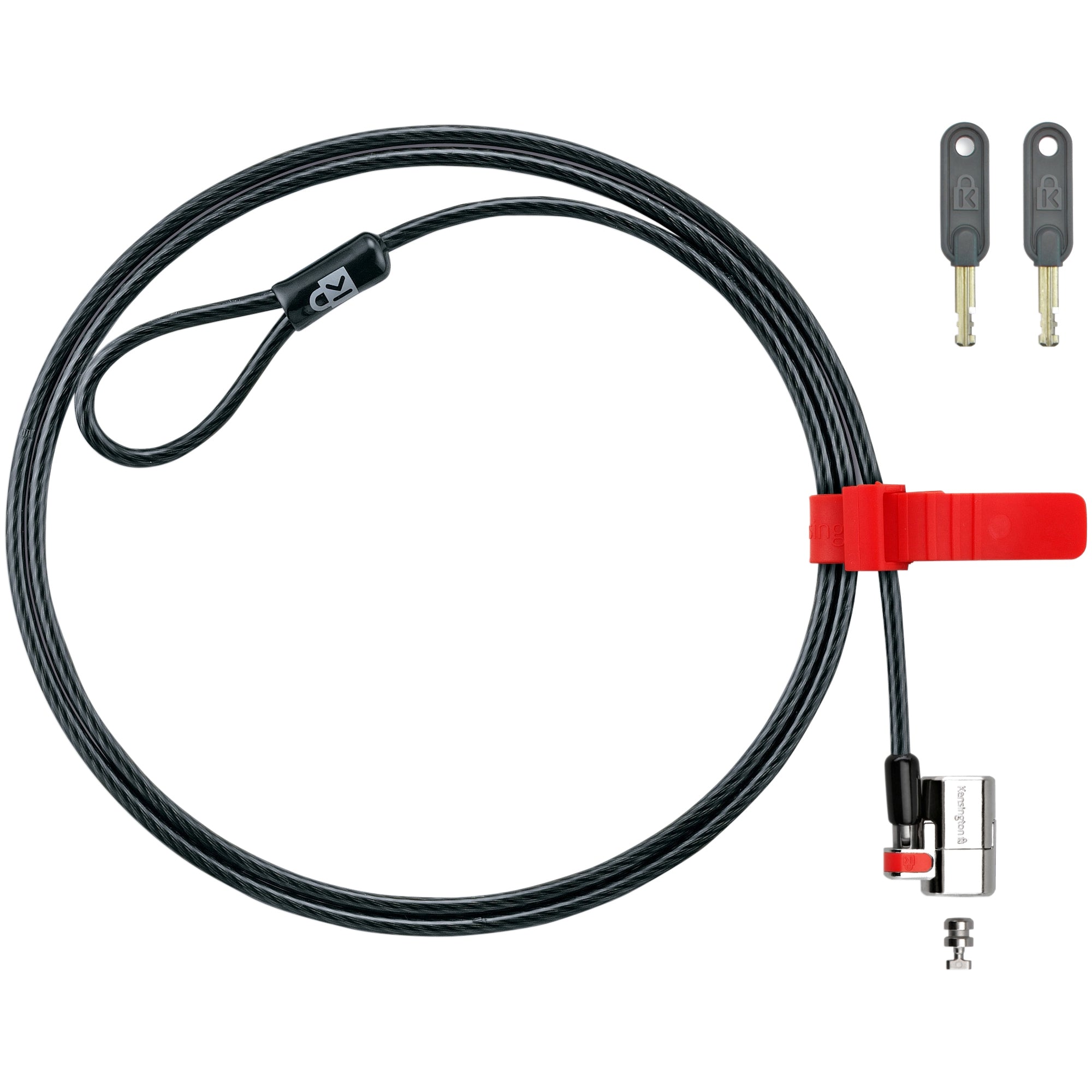 ACCO Kensington ClickSafe K64639 Custom Keyed Laptop Cable Lock - Supervisor