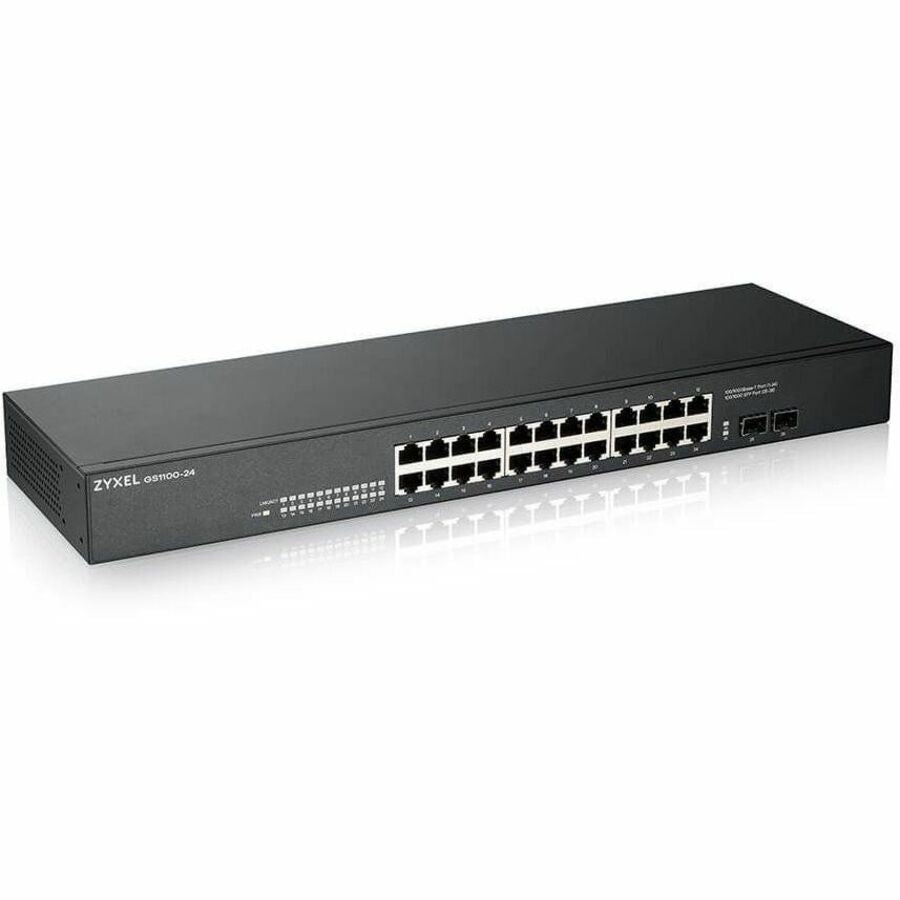 ZYXEL GS1100-24 24-Port Gigabit Ethernet Switch with 2 SFP Uplinks