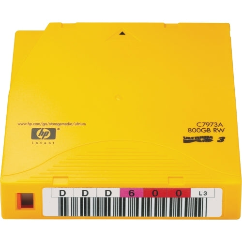 Hewlett HPE LTO Ultrium 3 Data Cartridge with Custom Labeling