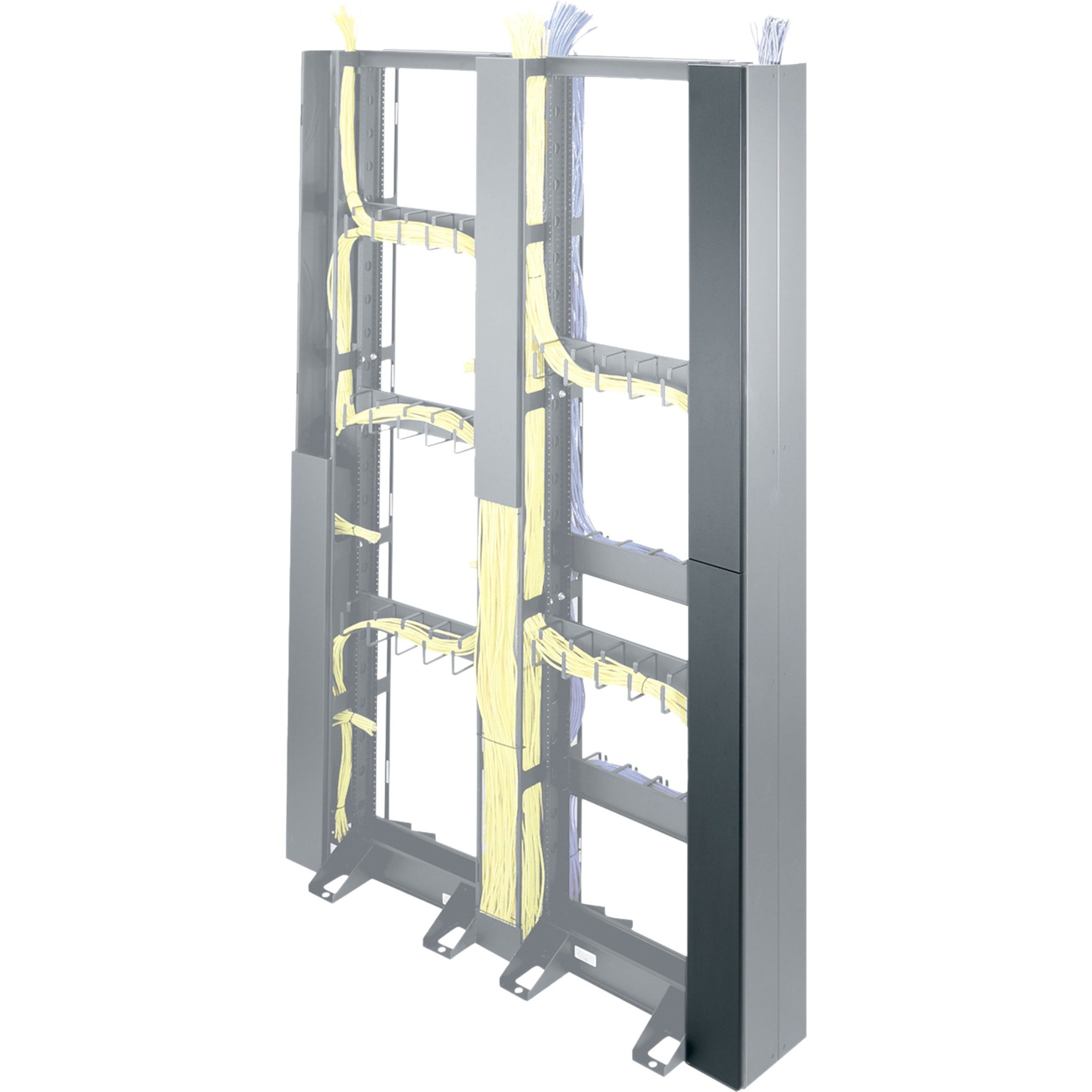 Legrand Middle Atlantic Cable Organizer Covers, 2 pieces, (84" Overall) Black Finish