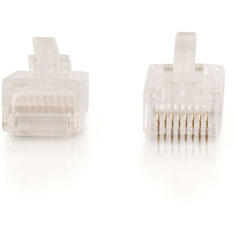 Legrand C2G RJ45 Cat5E Modular Plug for Round Stranded Cable Multipack (100-Pack)