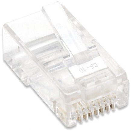 IC Intellinet Network Solutions Cat5e RJ45 Modular Plugs, 2-Prong, UTP, For Stranded Wire, 100 Plugs in Jar