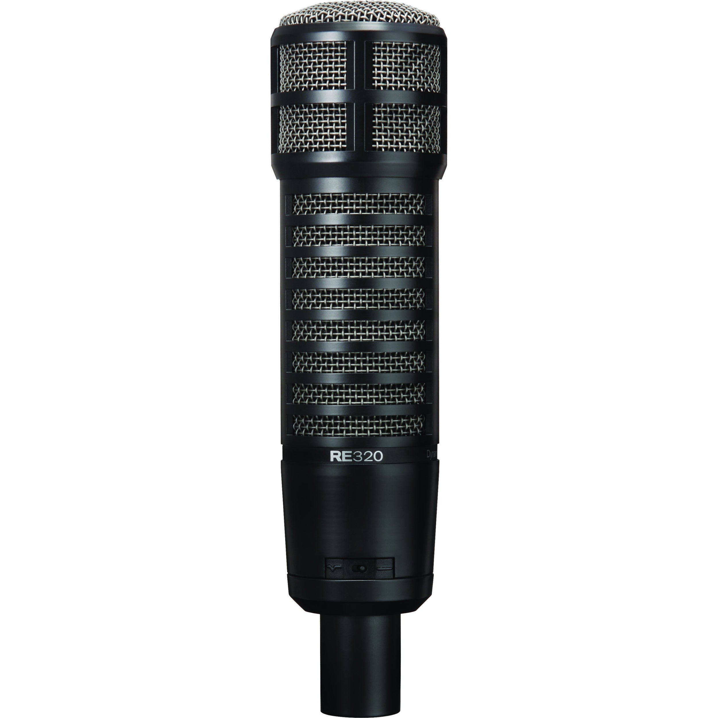 The Electro-Voice RE320 Wired Dynamic Microphone - Semi Gloss Black