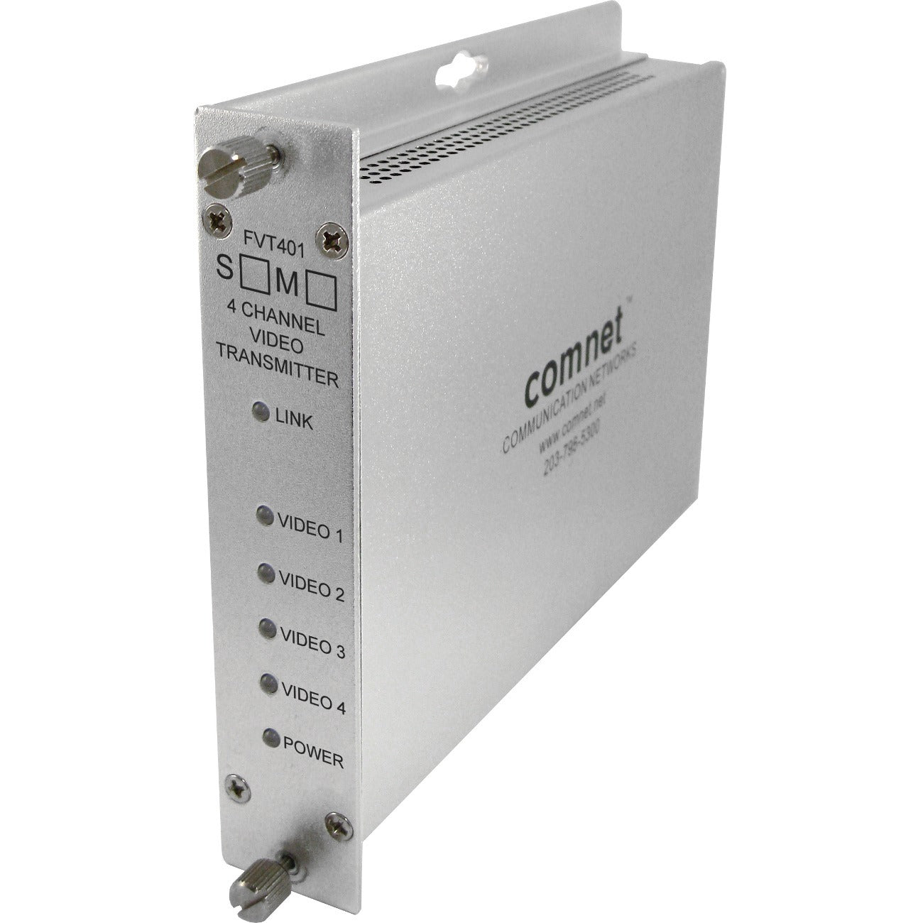 ACRE ComNet 4-Channel Video Transmitter (1310 nm), 1.1 in, M1, Wired