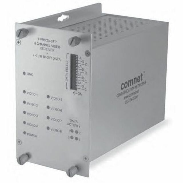 ComNet FVT80D4SFP Video Extender Transmitter, 2.20", Coaxial, FVT/FVR80D4SFP, Wired