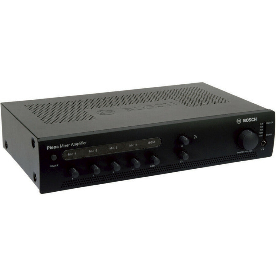 The Bosch Plena PLE-1ME240-US Amplifier - 240 W RMS - 4 Channel - Charcoal