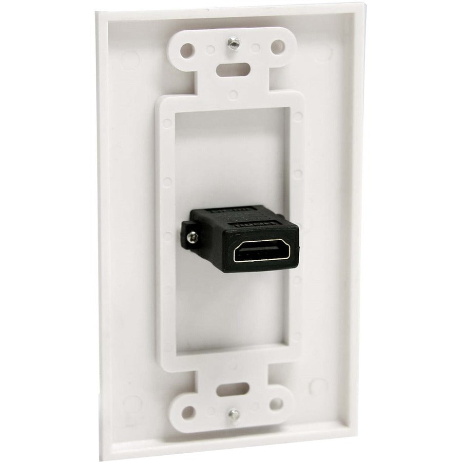 StarTech.com Single Outlet Female HDMI&reg; Wall Plate White