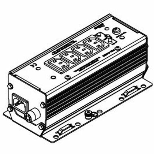 Legrand Middle Atlantic Thermostatic Fan Controller with IEC Receptacles, 4 fans