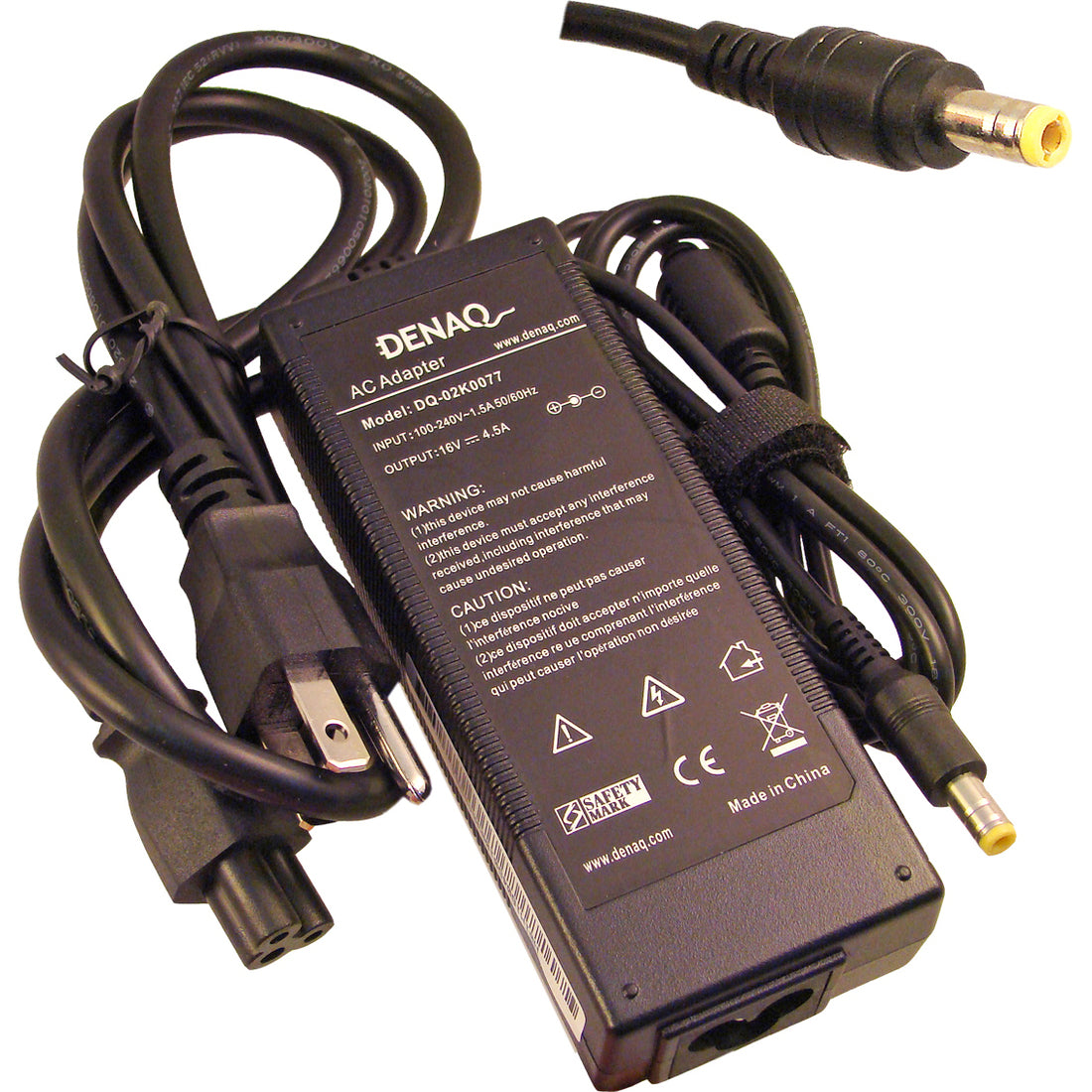 Dantona DENAQ 16V 4.5A 5.5mm-2.5mm AC Adapter for IBM ThinkPad Series Laptops