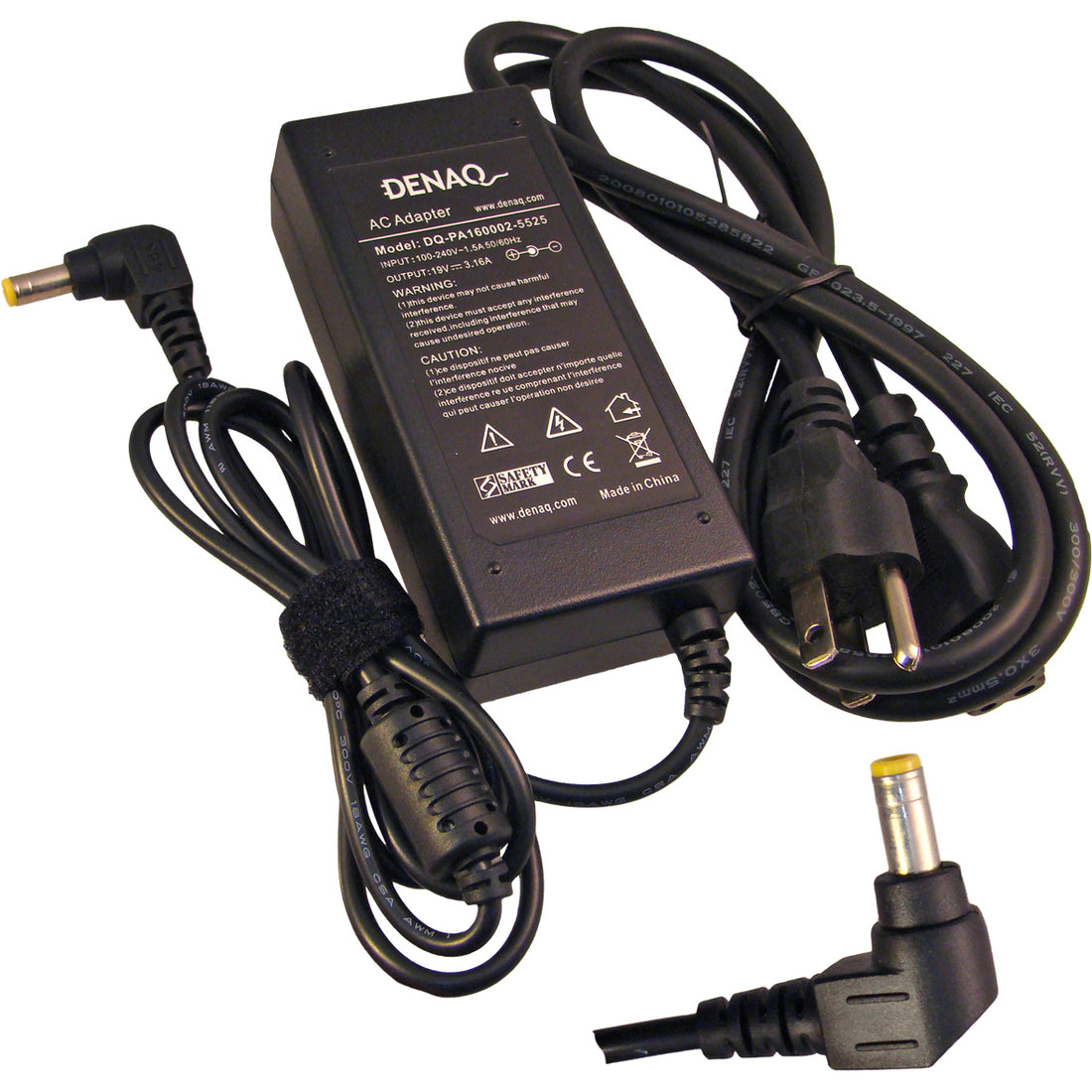 Dantona DENAQ 19V 3.16A 5.5mm-2.5mm AC Adapter for ACER TravelMate Series Laptops