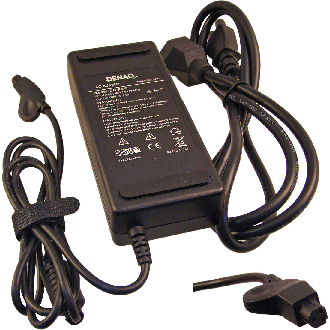 Dantona DENAQ 20V 4.5A 3-pin AC Adapter for DELL Inspiron & Latitude Series Laptops