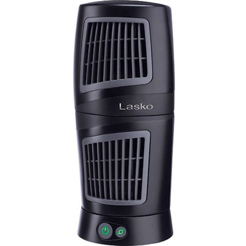 Lasko Desk Fan - 11.9" Fan Diameter - 3 Speed - Quiet, Oscillating - Black
