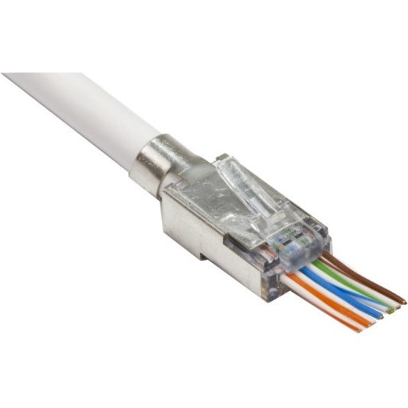 NSI Platinum Tools Shielded EZ-RJ45 for CAT5e & CAT6 with External Ground, Male