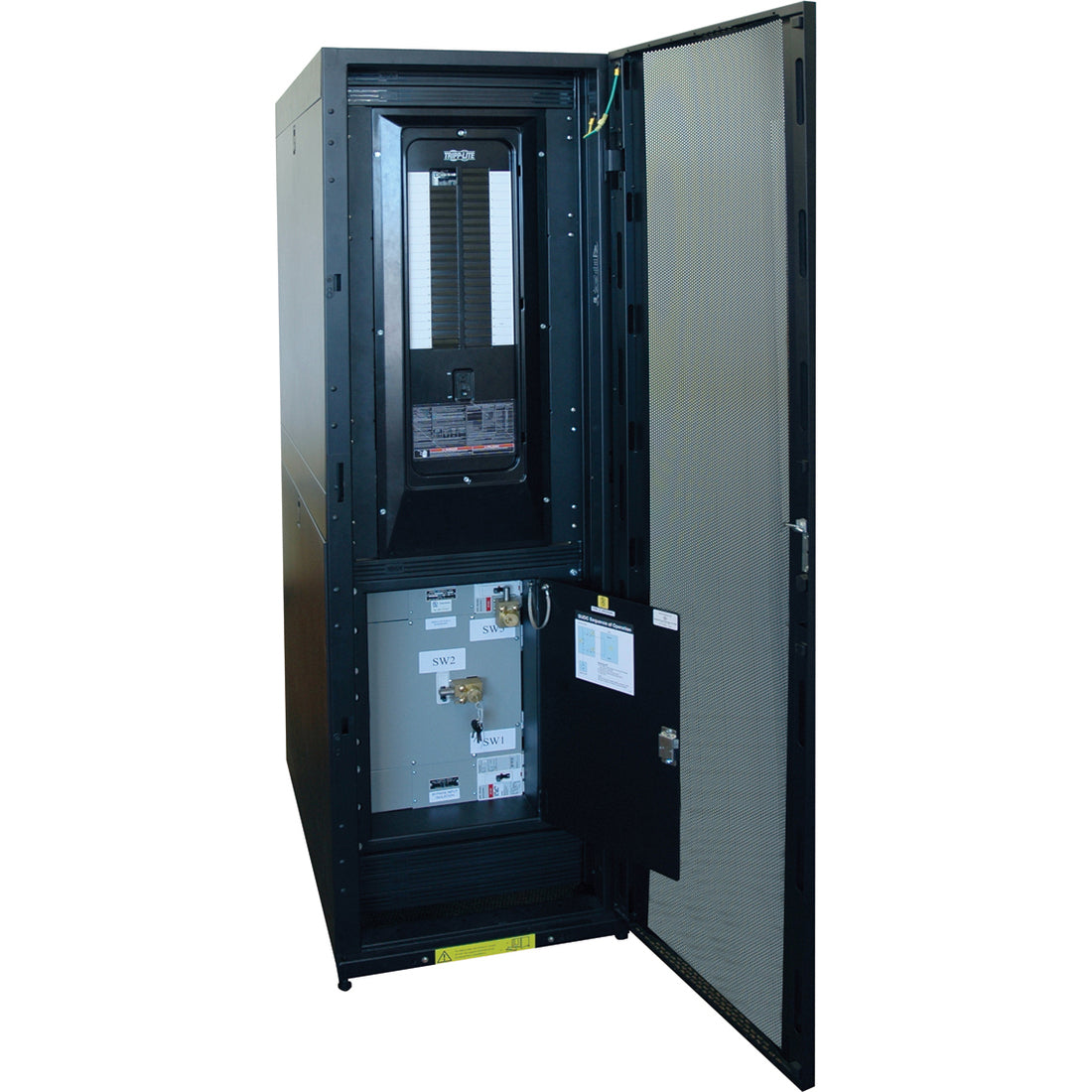 Eaton Tripp Lite by Eaton 60kVA Power Distribution Center with two 42-Pole Distribution Panels & Integrated 208V Service Bypass