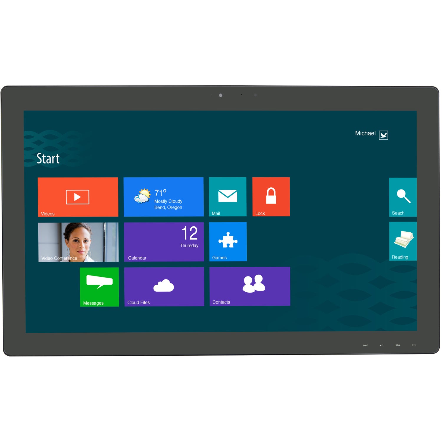 Leyard Planar Helium PCT2785 27" Class Webcam LCD Touchscreen Monitor - 16:9 - 12 ms - 27-inch, 16.7 m, Black, USB C