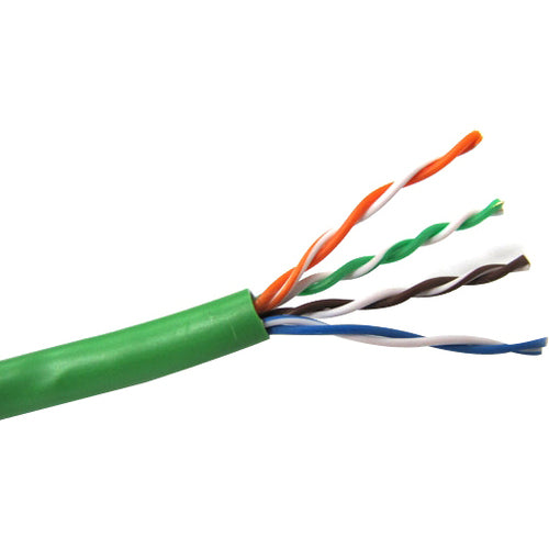 Winston Weltron Cat5E Solid (CMR) 4 Pair, 1000 ft, T2404L5E-GN, Yellow