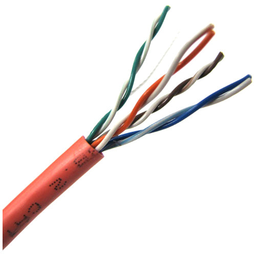 Winston Weltron Cat5E Solid (CMR) 4 Pair, 1000 ft, T2404L5E-OR, Yellow